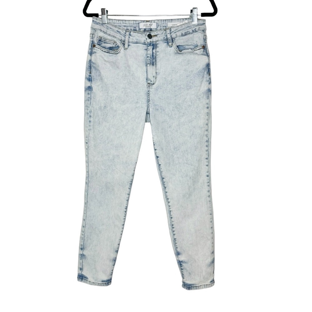 Judy Blue High Rise Light Acid Wash Slim Fit Jeans 11 30